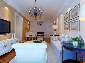 濟南魯商鳳凰城簡歐風格三居室裝修效果圖 143平米8萬裝修設計案例 濟南房天下家居裝修網