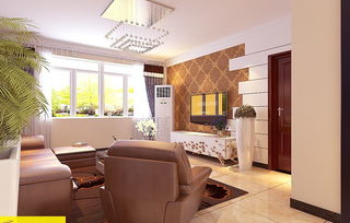 現代簡約三居室140平米11.2萬 德潤天璽裝修案例 濟南房天下家居裝修網