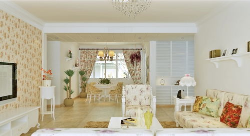 田園風格三居室132平米9萬 宏瑞國際星城裝修案例 濟南房天下家居裝修網