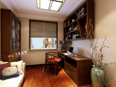 濟南東城逸家中式風格156平家庭裝修設計案例