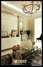 田園風(fēng)格二居室89平米10萬 北京城建 筑華年裝修案例 太原房天下家居裝修網(wǎng)