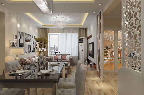 現代簡約二居室95平米5萬 經緯嘉園裝修案例 濟南房天下家居裝修網