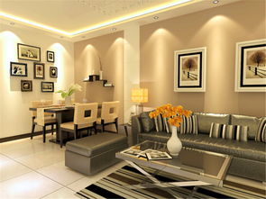 天津富力津門湖現代簡約二居室裝修效果圖 93平米6萬裝修設計案例 天津房天下家居裝修網