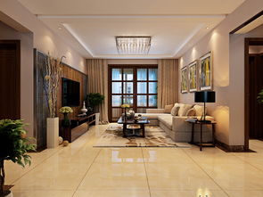 濟南報業(yè)文苑三居室新中式風格家庭裝修設(shè)計案例
