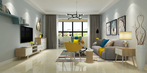 【濟南生活家家居裝飾】東城逸家4室2廳2衛175㎡現代北歐_設計作品_焦點家居_設計效果圖_家庭裝修設計