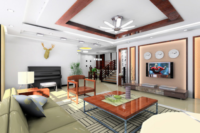 三建吉祥苑1-客廳-濟南裝修集采論壇-家居網