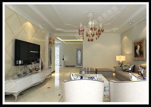 歐美風情三居室153平米3.3萬 凱旋花園裝修案例 濟南房天下家居裝修網