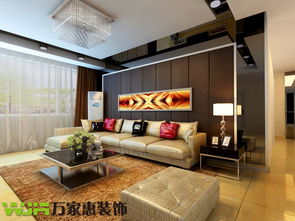 濟南路勁御景城現(xiàn)代簡約三居室裝修 160平米6萬預算設(shè)計案例