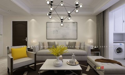 中垠雅苑125平三室兩廳現代風格裝修案例解析