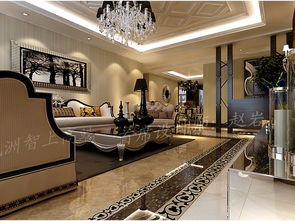 濟南四季上東西式古典三居室 150平米9萬裝修設(shè)計案例