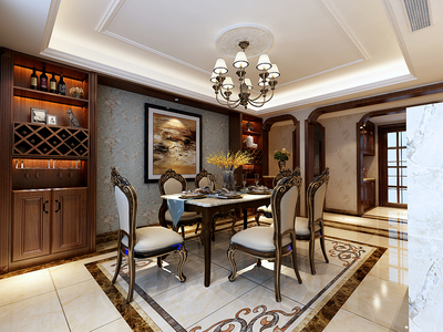 泉城雅韻，東方意趣 濟南領秀公館新中式風格家裝案例賞析